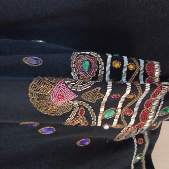 2 Pcs Jeweled Black Suit FINAL SALE - Picture 3 of 8